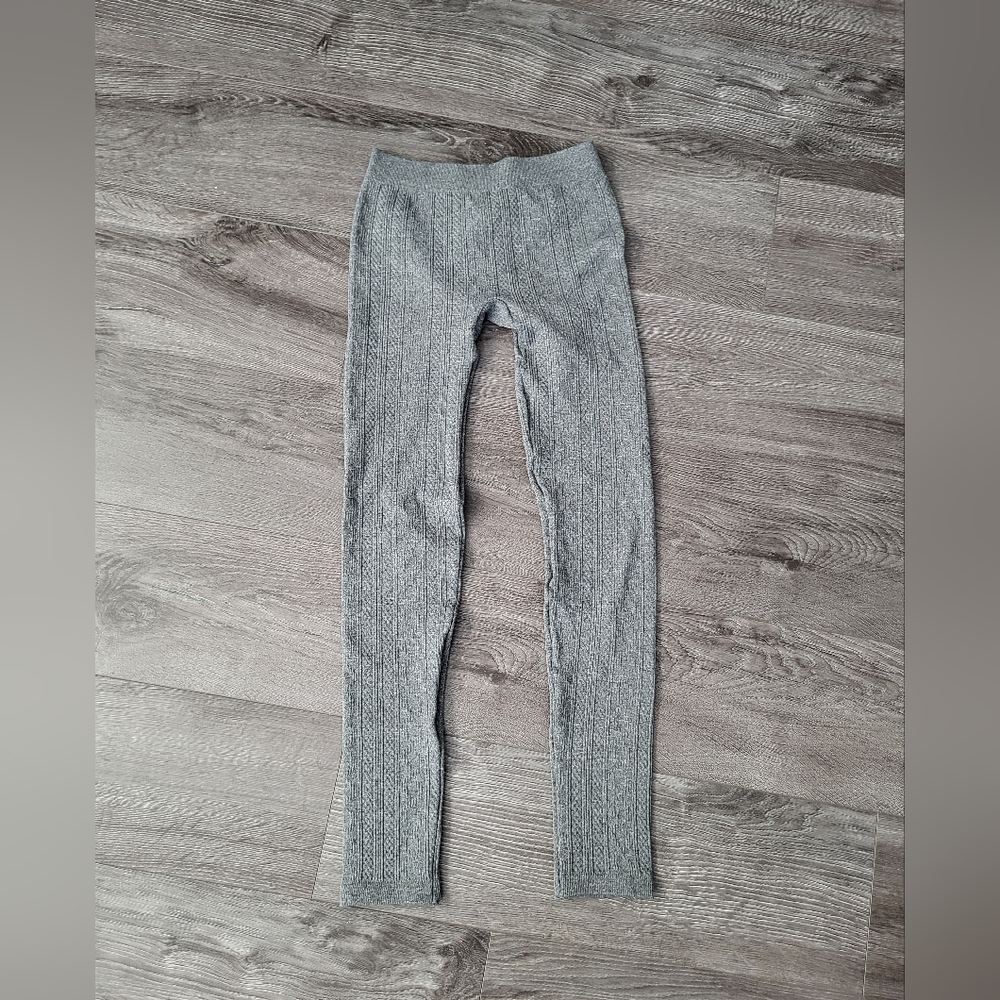 Grey Knitted Leggings [Pink Republic;S]